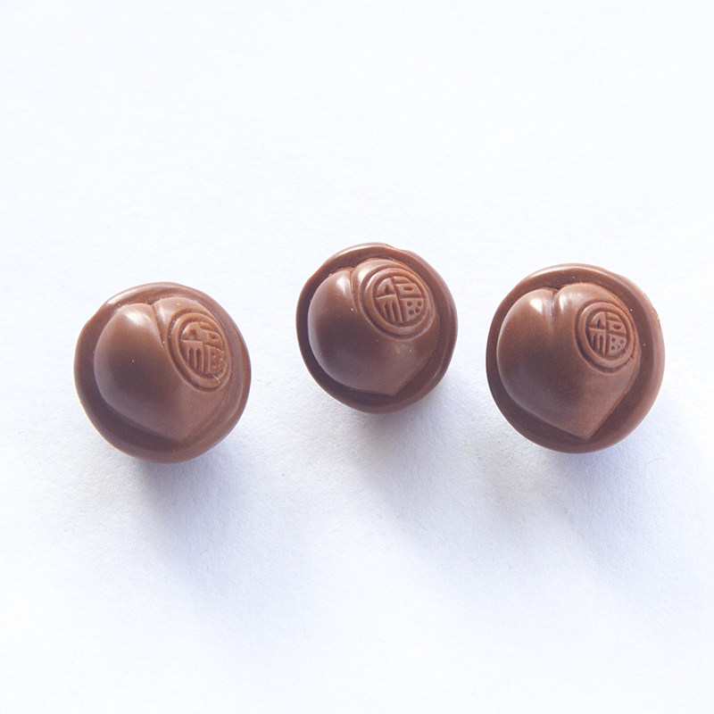 Peach basket wild dragon nucleus engraving boutique pure hand original diy baby gift bracelet jewelry