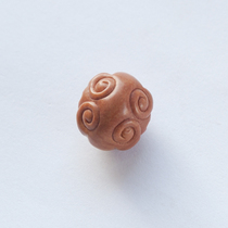 Dragon peach core carving Ruyi style beads pure handmade original boutique hand string hanging baby adult gift mobile phone hanging