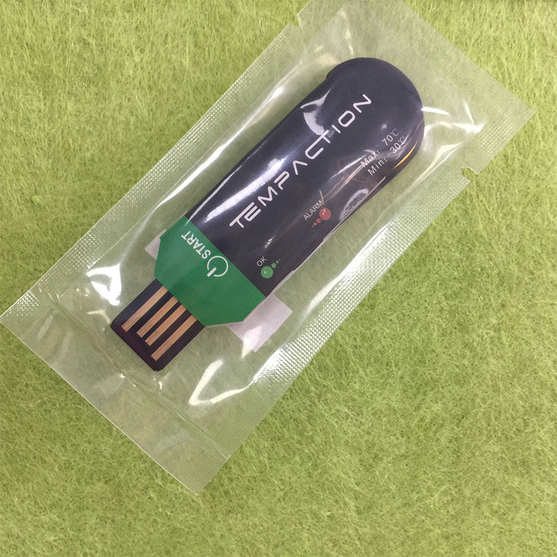 Disposable temperature logger Cold chain logistics Temperature logger U disk storage Automatic PDF generation