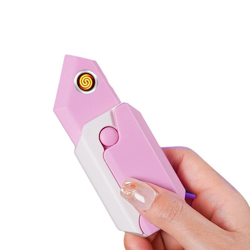 Гравитационная портативная креативная трендовая электронная ветрозащитная зажигалка с зарядкой, 3D, подарок на день рождения