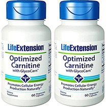 Life Extension Optimized Carnitine w Glycocarn 60 vegetari