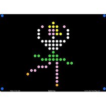 Lite Brite Refill: Little Miss (12 sheets) for Create With