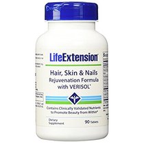 Life Extension Hair Skin and Nail Rejuvenation Formula with