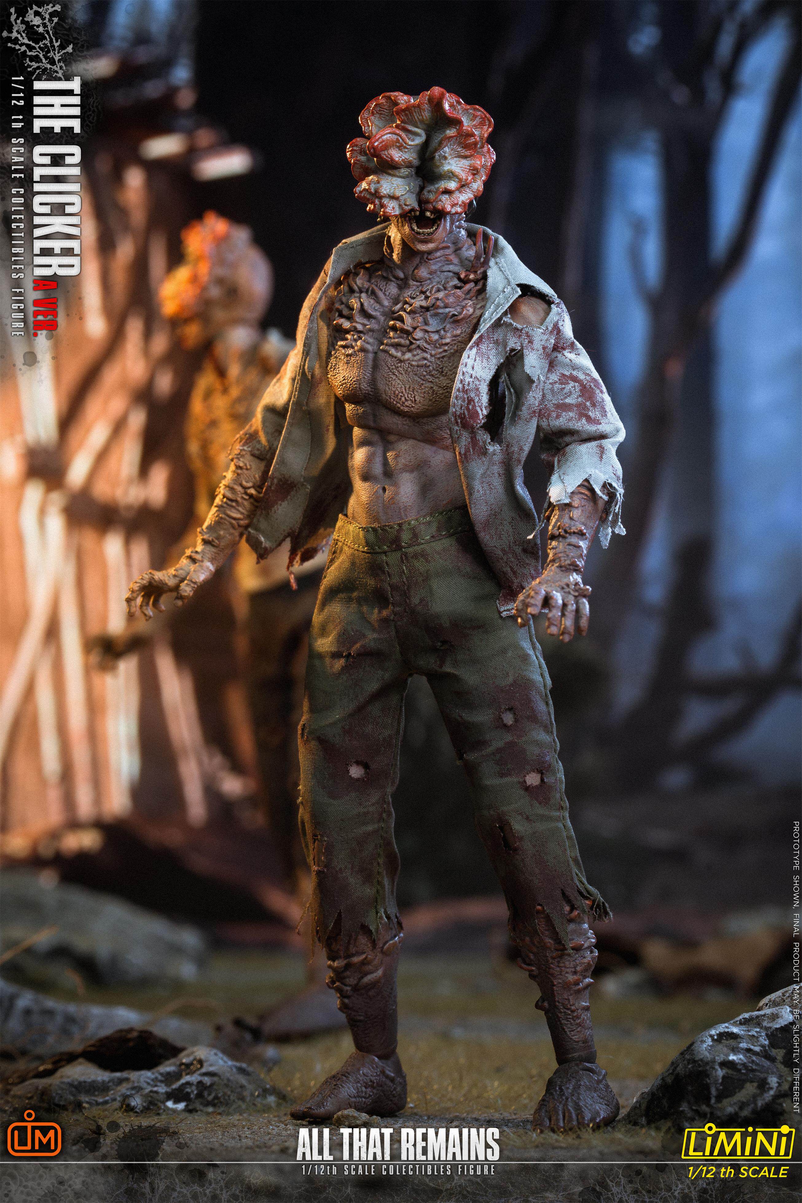 LimToys LMN009A 1/12 Last of Us The Clicker Zombie Action Figure