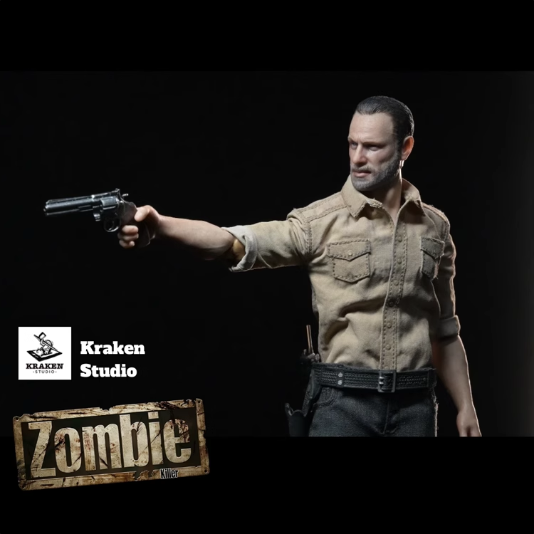 Kraken The Walking Dead 1/12 Zombie Killer Rick Grimes Action