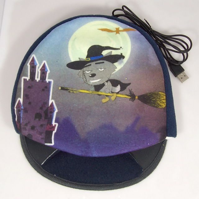 Laptop usb heating mouse pad winter heating warm desktop wrist cartoon padded wrist pad