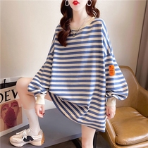 Large sweatshirt female cover ass spring and autumn senior sweatshirt female 2021 new autumn Korean version loose size