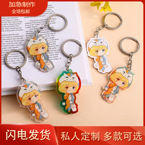 Acrylic Key Buckle Custom Photo Diy Hanging Decoration Orders Wholesale Cartoon Cartoon Pendentif Set To Make Perimeter Standings