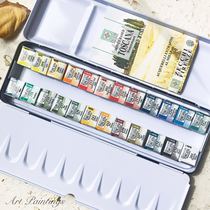Domestic stock—Florence Italy Zecchi solid watercolor paint set
