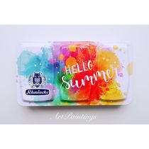 Domestic spot-Germany Smink summer limited solid watercolor set 10 colors color box