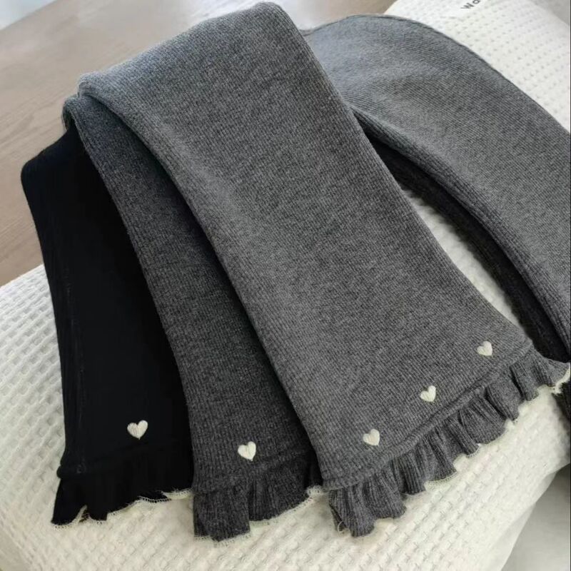 Girls' Leggings, Spring, Autumn and Winter Bell-Bottom Pants, Korean Style Kidsren's Thin Velvet Pants, Slim-Fitting Baby Boot-Cut Pants, Outer Wear Pants