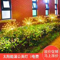 Solar Lamp Outdoor Courtyard Lamp New LED Inserts Garden Lawn Home Landscape Decorative lamp Dandelion Lamp