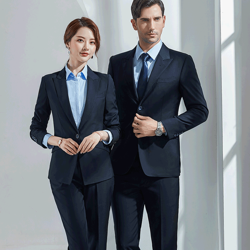 Professional Suits Women Suit Business workwear workwear 2019 Fall new men and women in the same Western suit Korean version