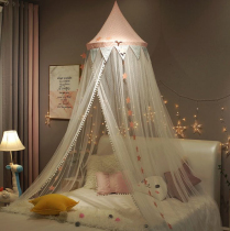 Kidney bed tent bed artifact girl heart room layout Princess dome home bedroom ins Wind mosquito net