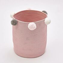 ins new clothes storage bucket wool ball storage basket laundry basket household toy storage basket dirty clothes storage basket