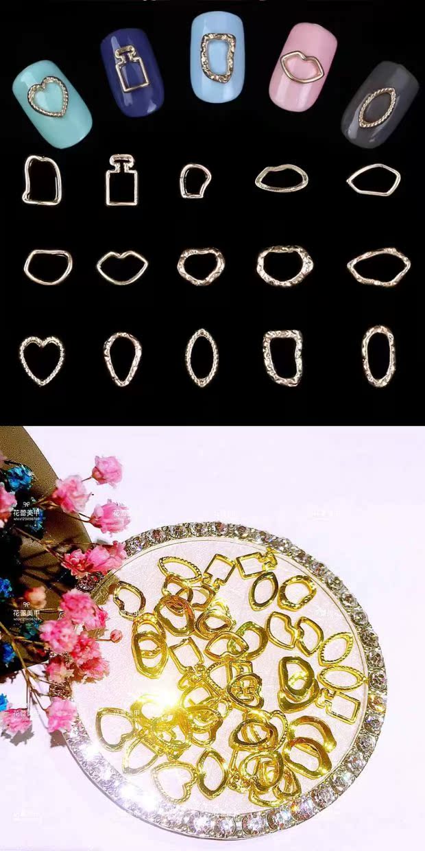 Nail nghệ thuật trang sức kim loại vòng kim loại khung 2019 mới net đỏ thanh khoan chai không định hình rỗng công cụ tự làm - Công cụ Nail máy dũa móng tay