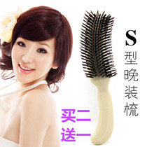 Buy 2 get 1S type evening makeup comb photo studio makeup artist fluffy plate hair wrap hair comb curly hair shape tie hair comb hair comb