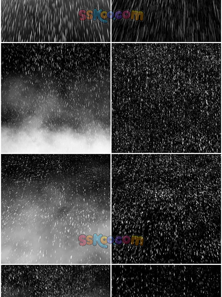 下雨下雪烟雾烟尘杂点效果高清JPG图片后期PS叠加背景设计素材插图5