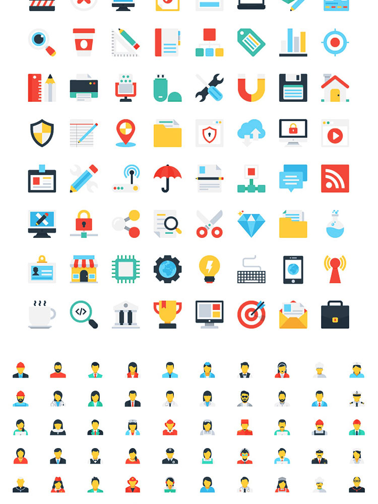 电商营销社交教育互联网物流金融运动APP UI ICON图标AI设计素材插图14