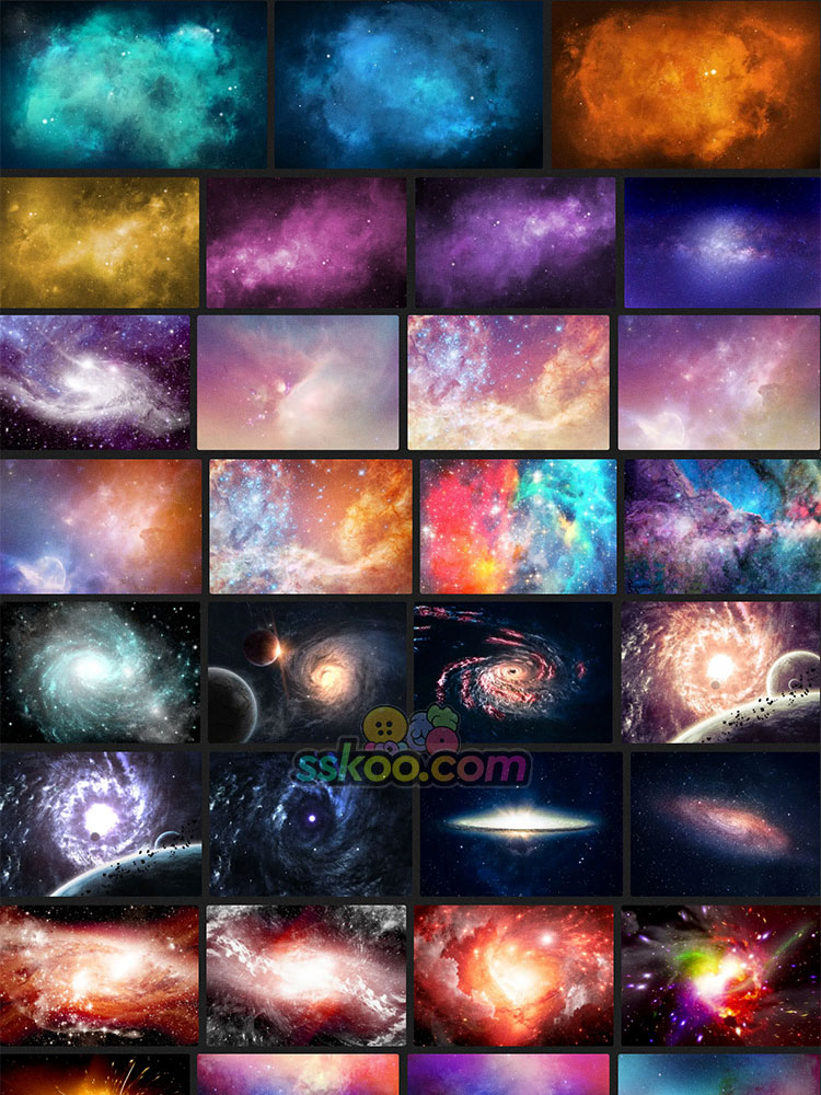 银河宇宙星空夜空星云粒子大数据可视化科幻背景高清摄影图片素材插图13
