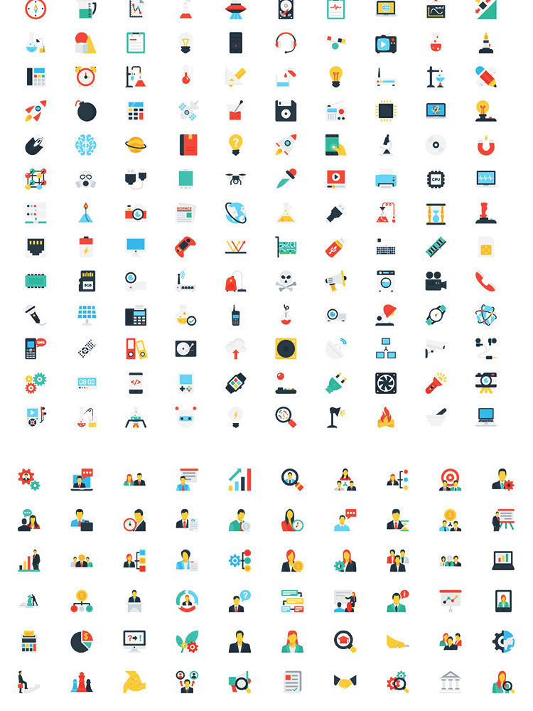 电商营销社交教育互联网物流金融运动APP UI ICON图标AI设计素材插图7