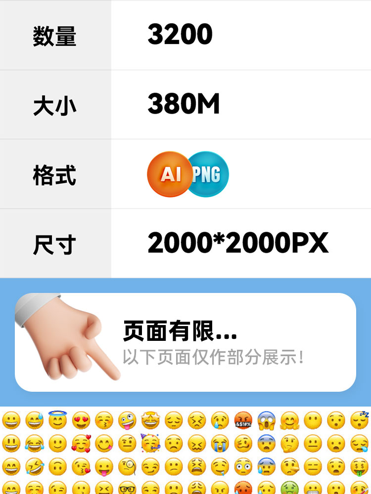 可爱滑稽Emoji表情包透明图片ios苹果表情图标免扣PNG设计素材插图1