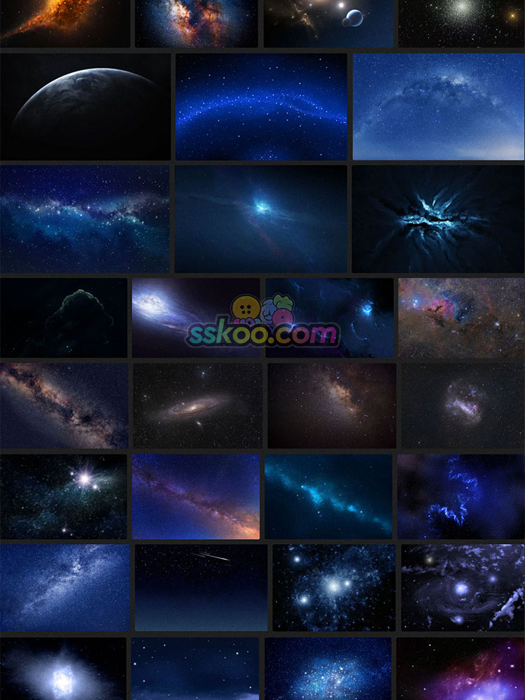 银河宇宙星空夜空星云粒子大数据可视化科幻背景高清摄影图片素材插图10