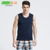 Dòng sản phẩm mới của cotton vest nam Slim thể thao chạm đáy đồ lót mùa hè thời trang trẻ trung bó sát không tay áo áo thun ba lỗ nữ thể thao Áo vest