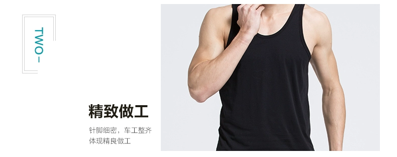 Mới 1 loạt mùa hè mới cotton nam vest thanh niên tự canh loại áo bông thể thao vượt rào