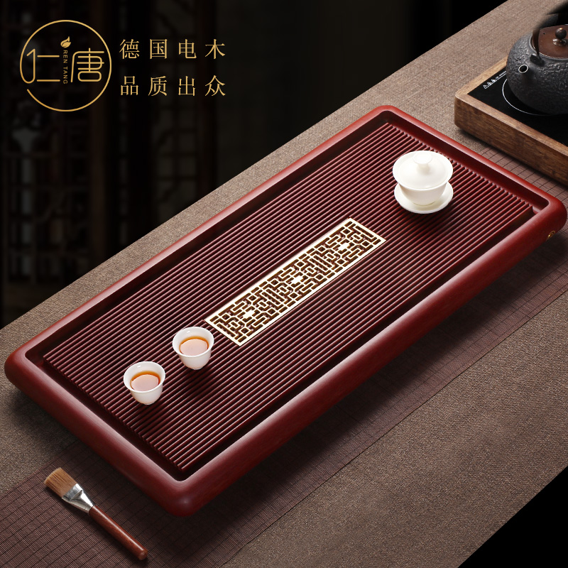 Benevoltang Electric Wood Tea Tray German Home Brief Tea Desk Tea Sea Taiwan Rectangular Gum Wood Size Tea House
