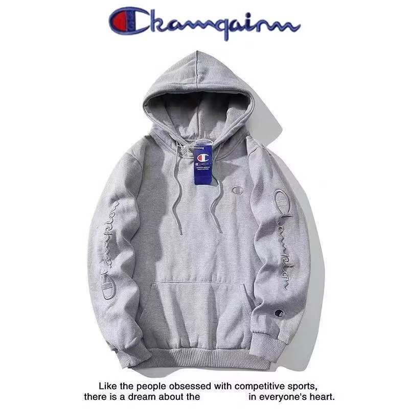 Autumn and Winter Cute Champion Hooded Fleece Sweatshirt for Men and Women, Pure Cotton Casual Unicorn Arm Hoodie, Couple's Trendy Top