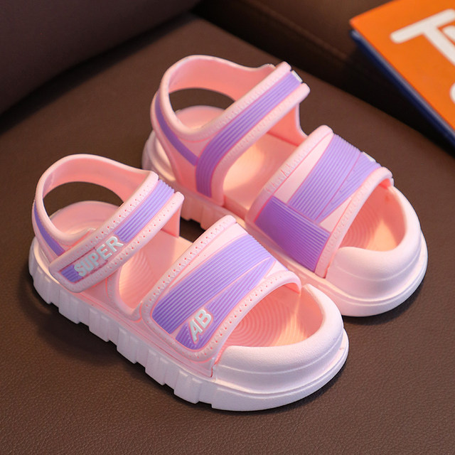 2023 new summer children's sandals boys and girls Baotou baby sandals soft bottom non-slip 1-2-3-4-5-6 years old