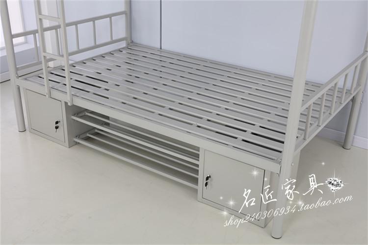 Tuỳ chỉnh rèn giường giường ký túc xá sắt ở góc trên mức bunk nhân viên sinh viên giường có màn giường ngủ giường sắt - Giường giuong xep