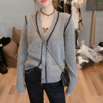 2022 Spring Summer Dress New Casual Fashion Grey Sweater Cardigan Design Sensation Little Crowd 100 Hitch to Dress The Ocean