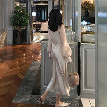 2022 Summer Dress New Style Light Lavish Design Sensual Champagne Harness and dress with a slim fit The goddess Fan