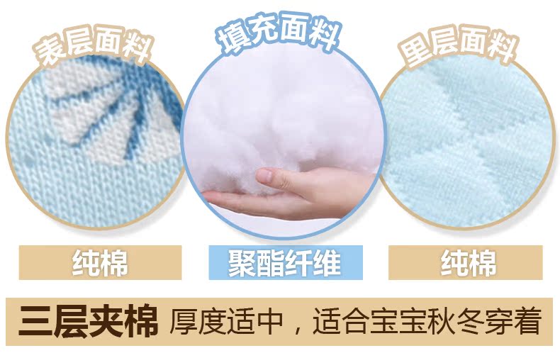 Bộ đồ ngủ trẻ em Xiêm mùa thu và mùa đông 1-3 bé trai Cotton 2 Bộ đồ trẻ em Bộ đồ lót bé gái ấm áp shop quan ao baby