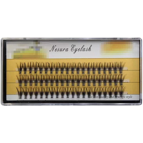 Плотные накладные ресницы для наращивания, отдельные пучки ресниц, популярно в интернете, подходит для начинающих