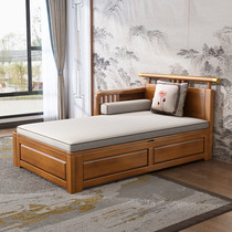 2024 New Chinese style camphor wood solid wood imperial concubine chair imperial concubine couch bedroom single beauty collapsed small apartment balcony lounge chair