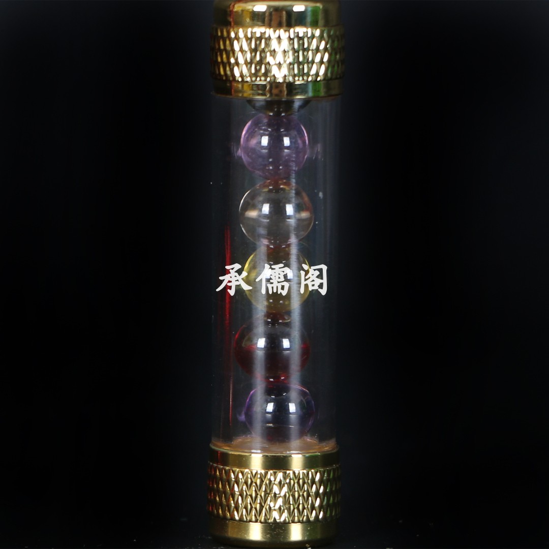 Six colour beads a set of 6 containing gäu tubes for shalitagau (size 6mm)