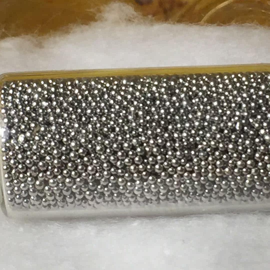 Sakyamuni Buddha's light silver color GU solid submount stash supplies RMB10  50 (size 1mm)