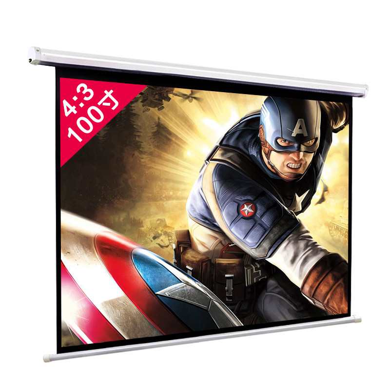 100 inch projector screen 4:3 16: 9 electric screen
