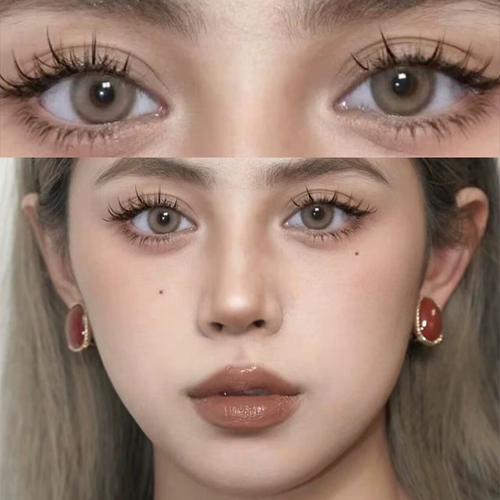 Blue Wood Beever Beautiful Pupil Brown European и American Hybrid Half -Year Maring Dize Diage Diage невеста невеста.