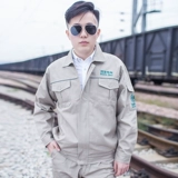 Рабочая одежда шесть лет -магазин по магазинам восемь размеров чистых хлопковых весенних и осенних моделей национальные сетки электроэнергии сварщики мужчин