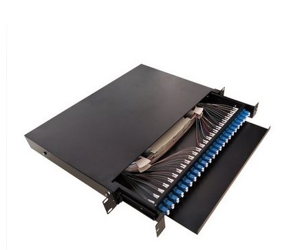 Thickened 48 Core ODF optical fiber distribution frame 24 mouth 48 Core LC cramp rack light terminal box full of telecom grade