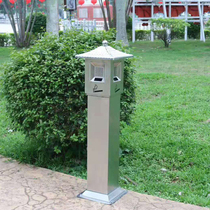 Public Utile Ashtray Pillar Outdoor Chinese Soot Pillar Outdoor Chinese Soot Pillar