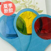 Sugar paper transparent light paper colored nail art glass g paper shredded kindergarten light transmission handmade diy material plastic paper