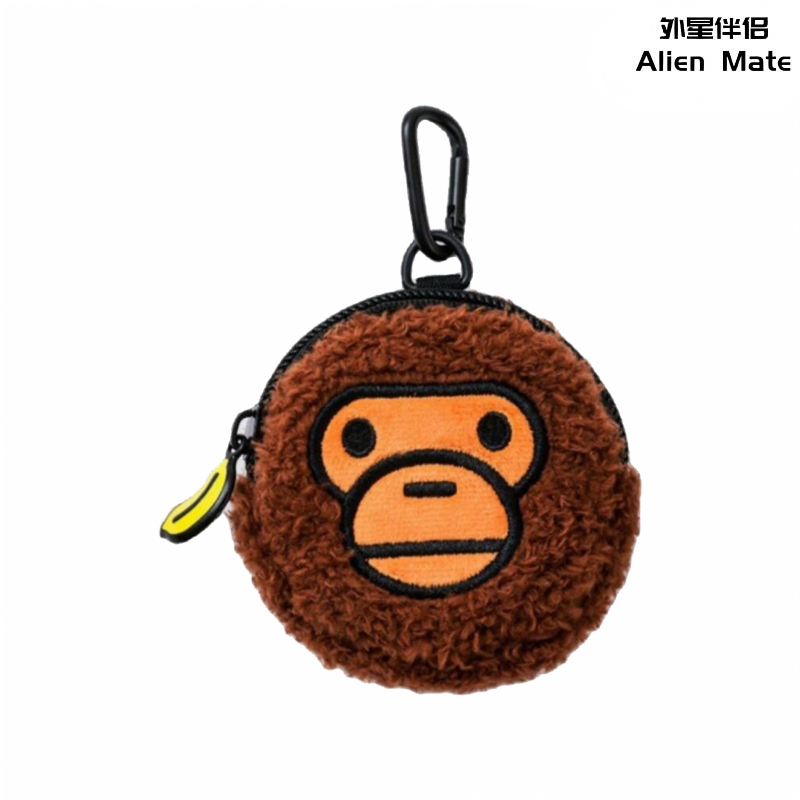 Alien Companion Bape Monkey Ape Head Waist Pendant Accessories Bag Coin Purse