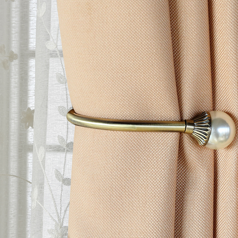 Modern minimalist curtain U shaped hook Curtain Hook Wall Hook Living-room Decorated Zinc Alloy Curtain Button No Need For Strap Hook