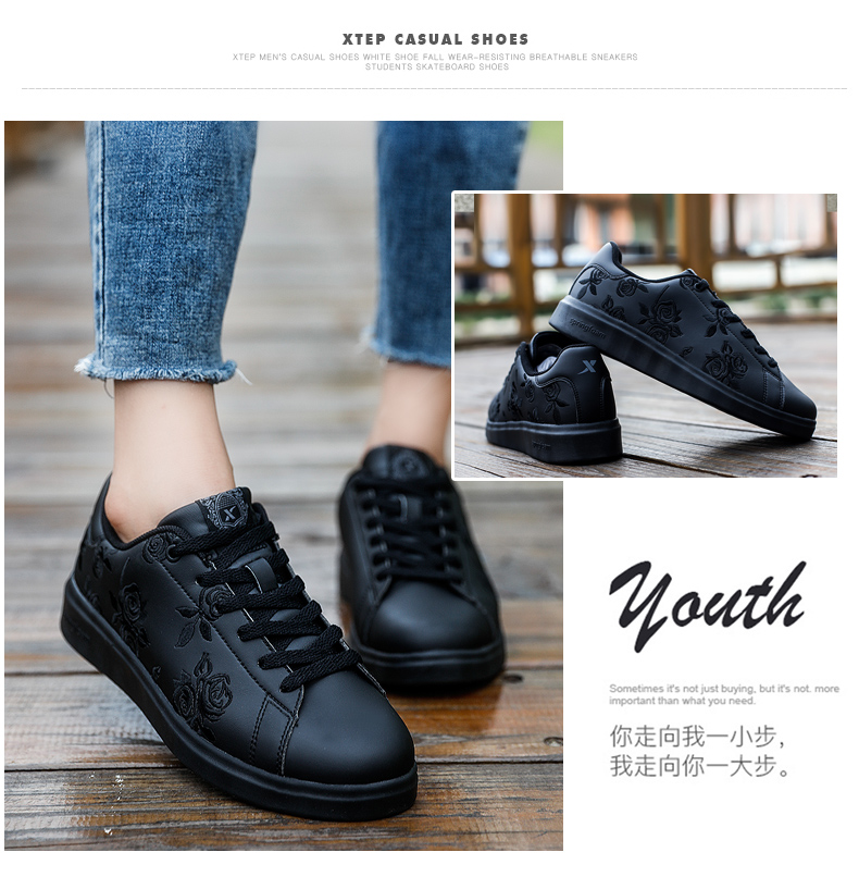 Bước đặc biệt giày nữ giày anh đào 2019 học sinh mới mùa hè thêu nhỏ giày trắng nhỏ da thể thao giản dị giày nữ - Dép / giày thường giày sục thể thao