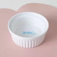 Одиночная чаша с узором костей голубой рыбы